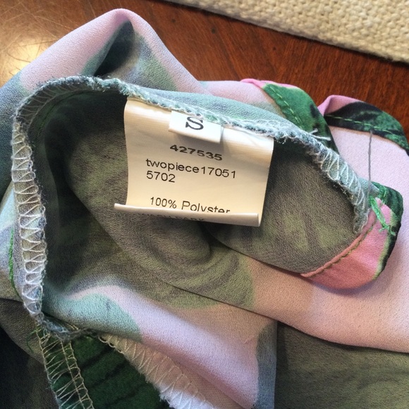 Tropical Matching Top/Short Rompet Set. Size S - Picture 7 of 8